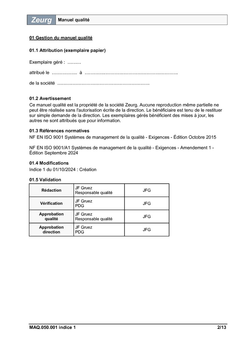 Manuel qualité ISO 9001 version 2024 02
